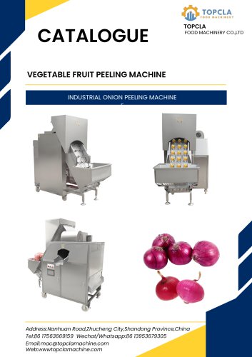 INDUSTRIAL ONION PEELING MACHINE