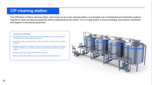 CIP Cleaning station