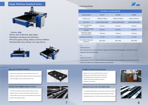 KAFE-2D laser cutting machine-KC series