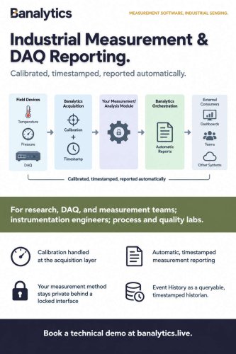 Banalytics Industrial Measurement & DAQ Reporting