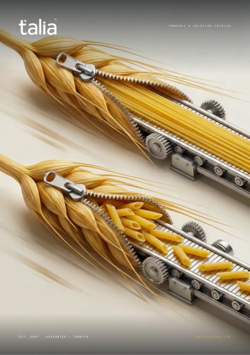 Talia Makina - Pasta Production Lines Catalog