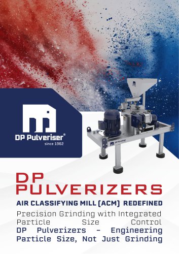 DP Pulverizer Air Classifier Mills 