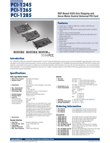 PCI-1245 PCI-1265 PCI-1285