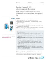 Proline Promag P 500 electromagnetic flowmeter