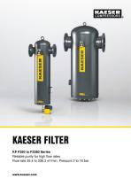 KAESER FILTER KF F350 to F3360 Series