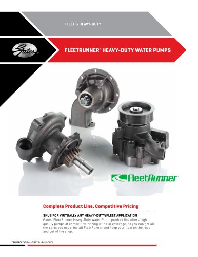 FleetRunner® Heavy-Duty Water Pump