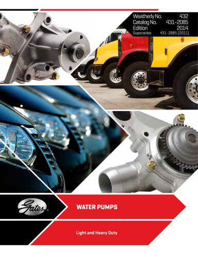 Water pump catalog