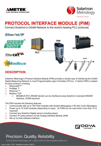 PROTOCOL INTERFACE MODULE (PIM)