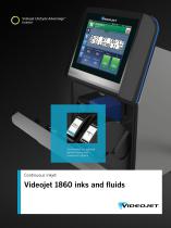 Videojet 1860 inks and fluids