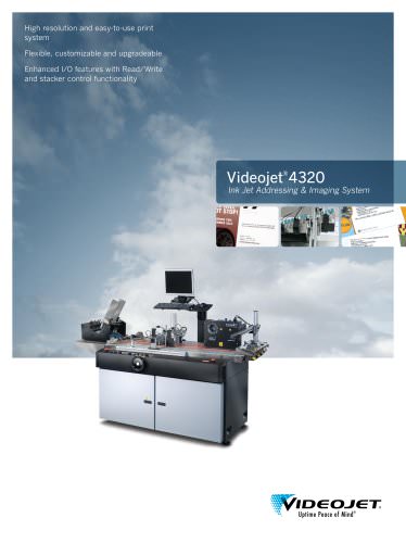 Videojet 4320 Ink Jet Addressing & Imaging System