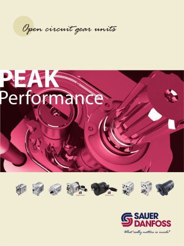 OC Gear Units - Peak Performance Brochure