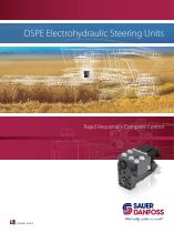 OSPE Electrohydraulic Steering Unit Rapid Response - Complete Control