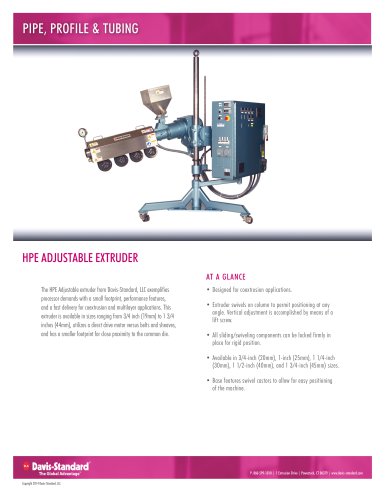 HPE Adjustable Extruders