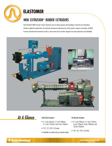 NRM Extrusion Rubber Extruders