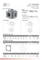 3 / 4 - WAY VALVE