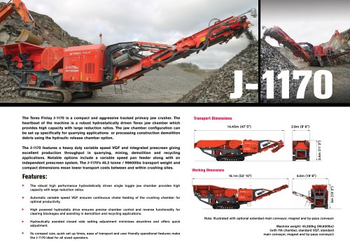 Terex® Finlay J-1170