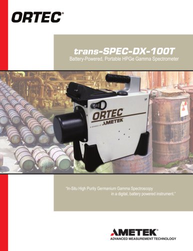 Trans-SPEC-DX-100T Portable HPGe Gamma Spectrometer