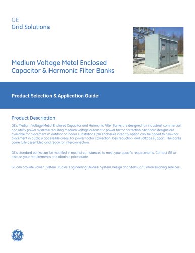 Medium Voltage Metal Enclosed Capacitor & Harmonic Filter Banks