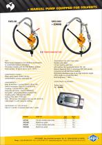ATEX manual pump equipped for solvents: FATS0