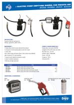 Electric pump emptying barrel of diesel: JEV25xx