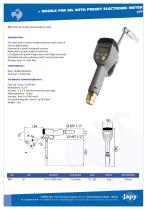 Gun for oil with preset electronic meter: KPP