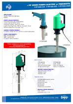 PP drum pumps: F-PP1000-520 - F-PP1000-850 - F-PP1000-D600