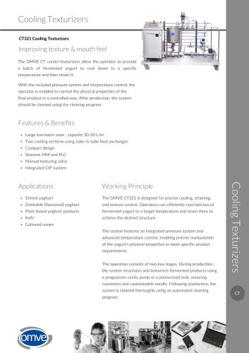 OMVE CT321 Cooling Texturizers