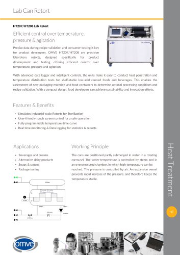 OMVE HT207 Lab Retort