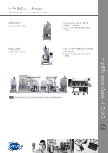 OMVE MPV Aseptic & Hygienic Buffer