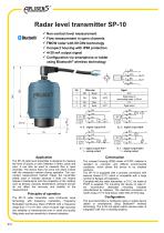 Radar level transmitter SP-10
