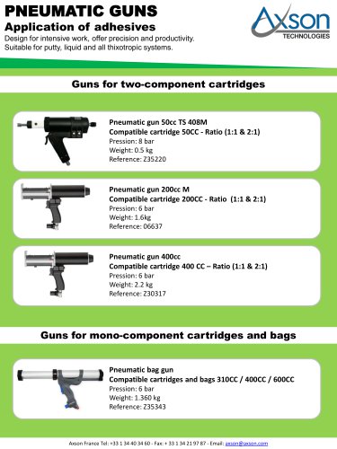 PNEUMATIC GUNS