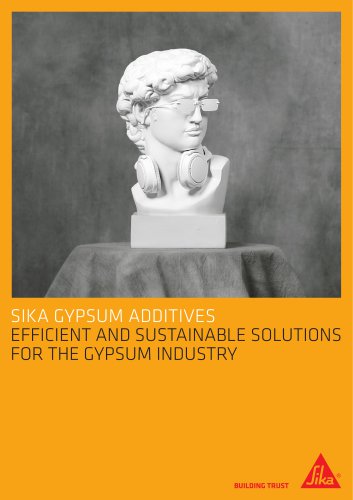 SIKA GYPSUM ADDITIVES