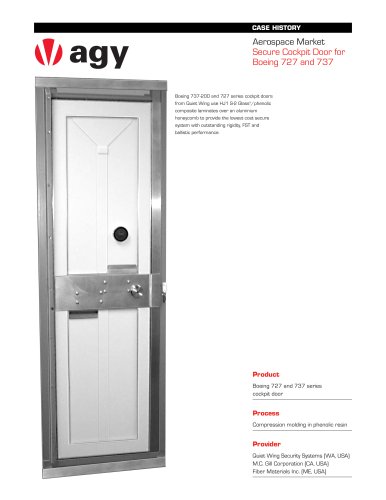 Secure Cockpit Door for Boeing 727 and 737