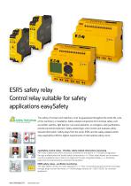 ESR5 safety relay Control relay suitable for safety applications easySafety