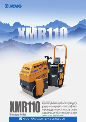 XCMG small road roller XMR110