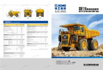 XCMG XDE110 4x2 110 ton mining dump truck