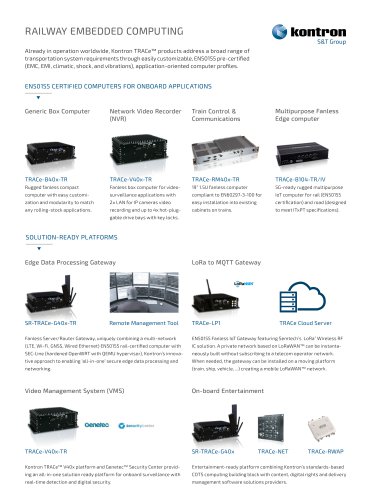 RAILWAY EMBEDDED COMPUTING