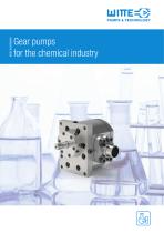 Gear pumps  for the chemical industry