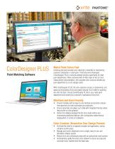 ColorDesigner PLUS Paint Matching Software Brochure - EN