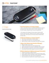 i1 Paint Spectrophotometer Brochure - EN