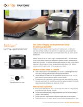 MetaVue™ Non Contact Spectrophotometer Brochure - EN