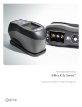 X-Rite Ci6x Series™ Portable Spectrophotometers