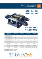 FOUR SHAFT-SHREDDER-4R 150-HP SERIES-SATRINDTECH SRL