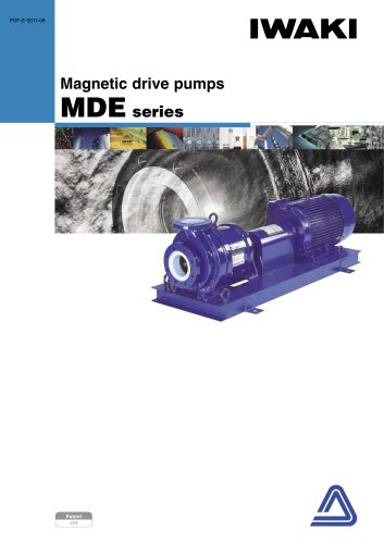 Process magnetic drive pumps  MDE series