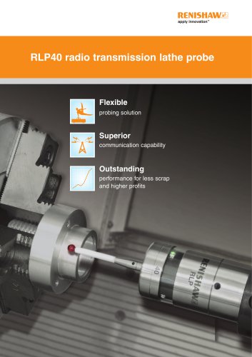 Brochure: RLP40 radio transmission lathe probe