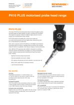 PH10 PLUS motorised probe head range