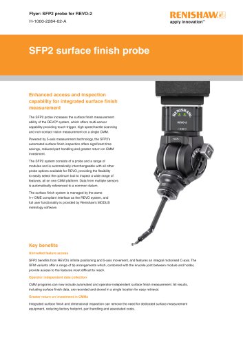 SFP2 surface finish probe