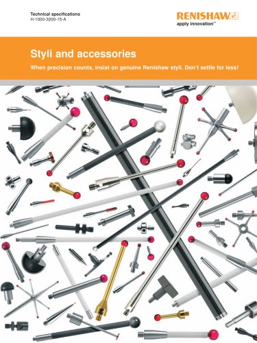 Styli and accessories - technical specifications guide