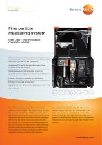 Fine particle  measuring system