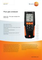 Flue gas analyzer